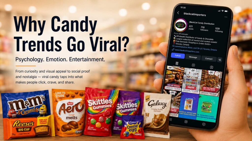 The Psychology Behind Viral Candy Trends black cat importers chocolate distributer ontario 02 the psychology behind viral candy trends